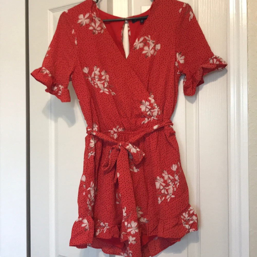 Floral Juniors Romper - Picture 1 of 3